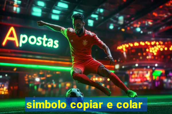 simbolo copiar e colar